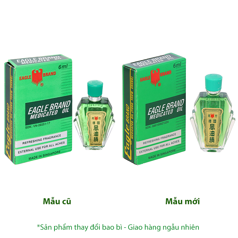 Dầu gió xanh Con Ó chai 24ml - 40
